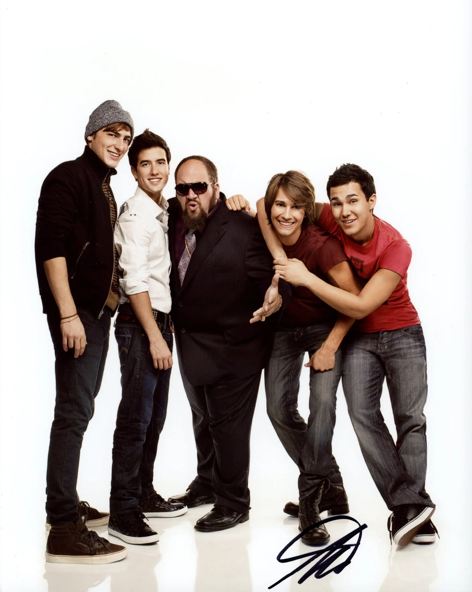 Stephen Kramer Glickman BIG TIME RUSH 8x10 Signed Photo JSA Certified Autograph - Image 2
