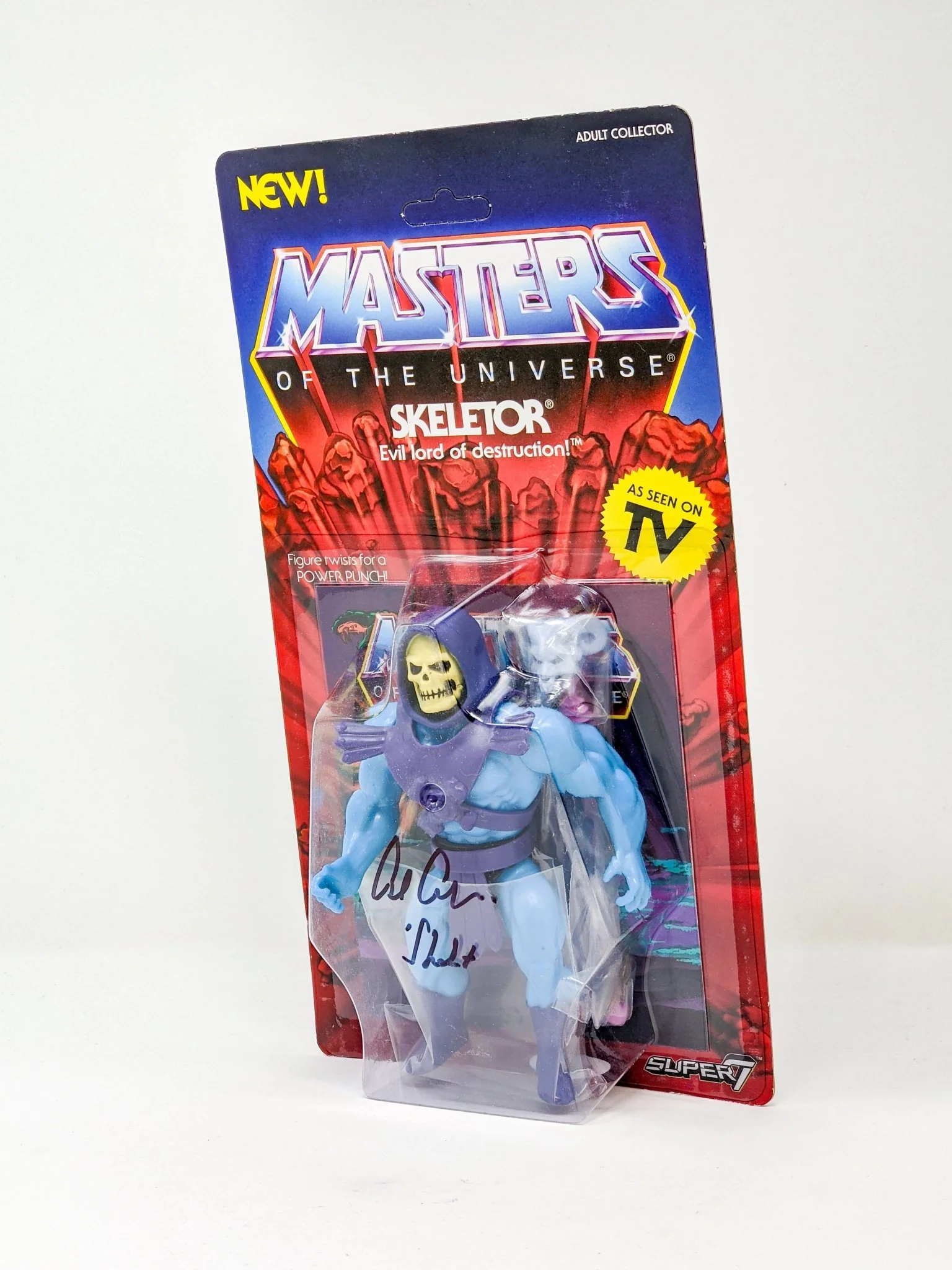 Alan Oppenheimer MOTU Skeletor Signed Mattel Super 7 Action Figure JSA Certified Autograph - Image 29
