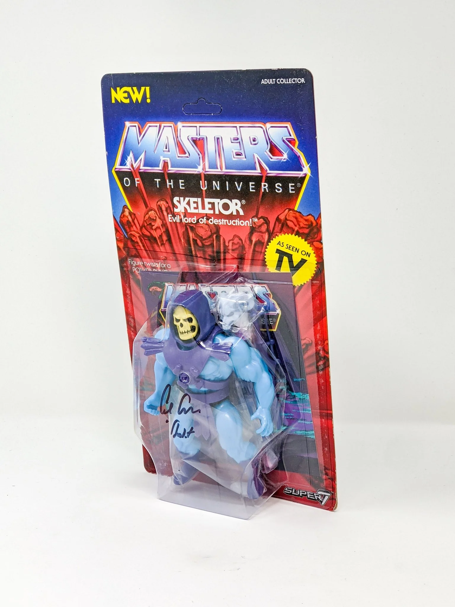 Alan Oppenheimer MOTU Skeletor Signed Mattel Super 7 Action Figure JSA Certified Autograph - Image 71