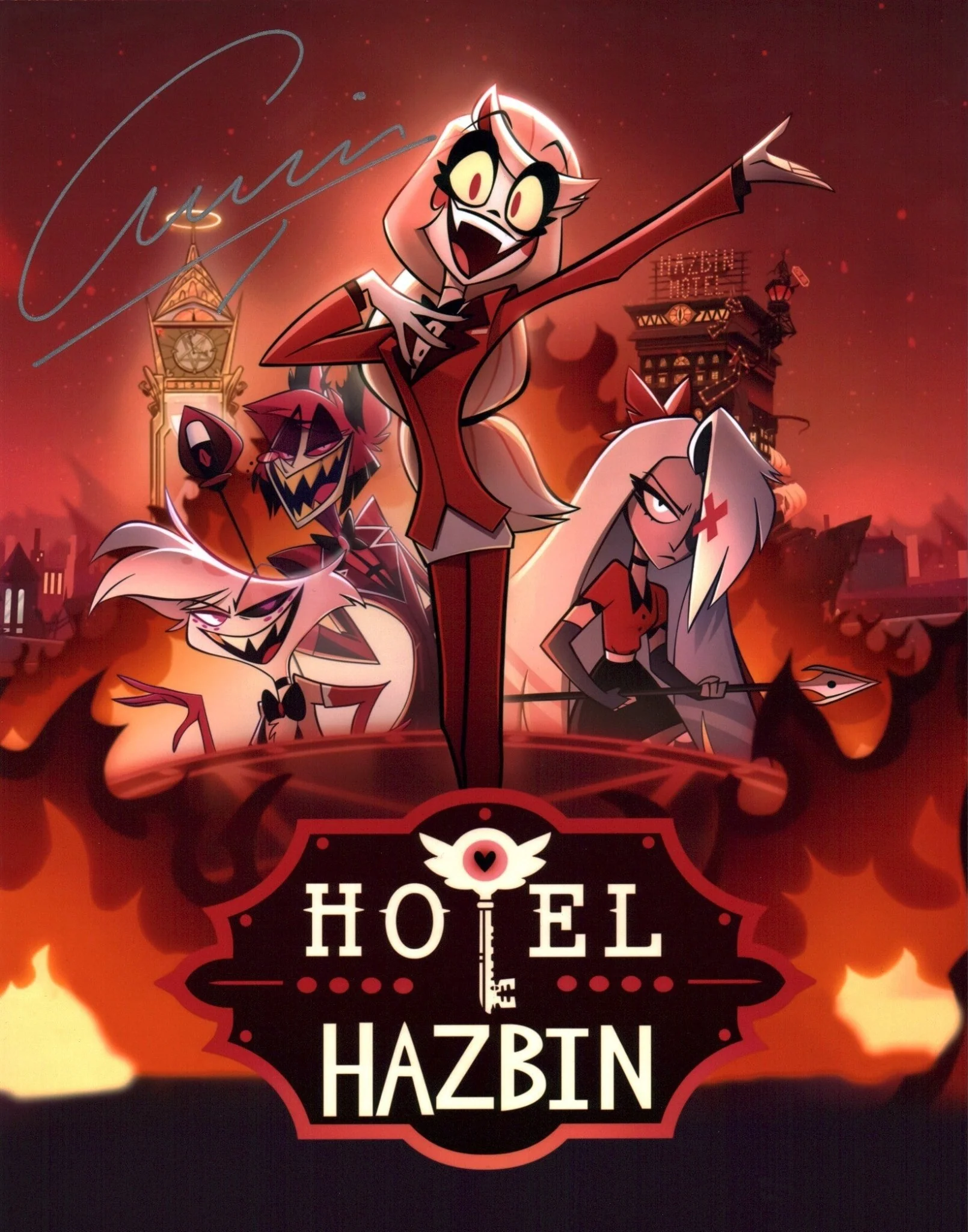 Amir Talai Hazbin Hotel 11x14 Photo Poste Signed JSA Certified Autograph