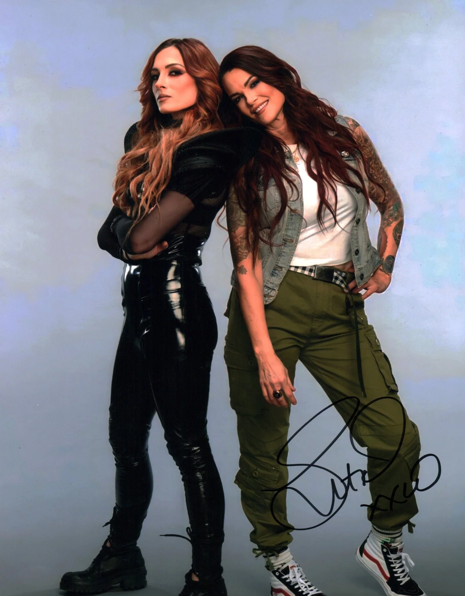 Amy "Lita" Dumas WWE Wrestling 11x14 Signed Photo JSA Certified Autograph