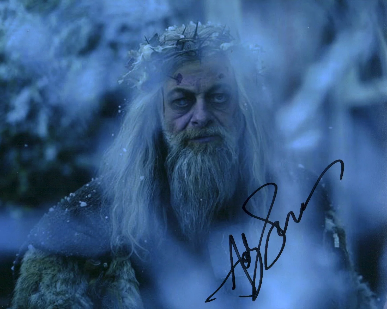 Andy Serkis A Christmas Carol 8x10 Signed Photo JSA Certified Autograph