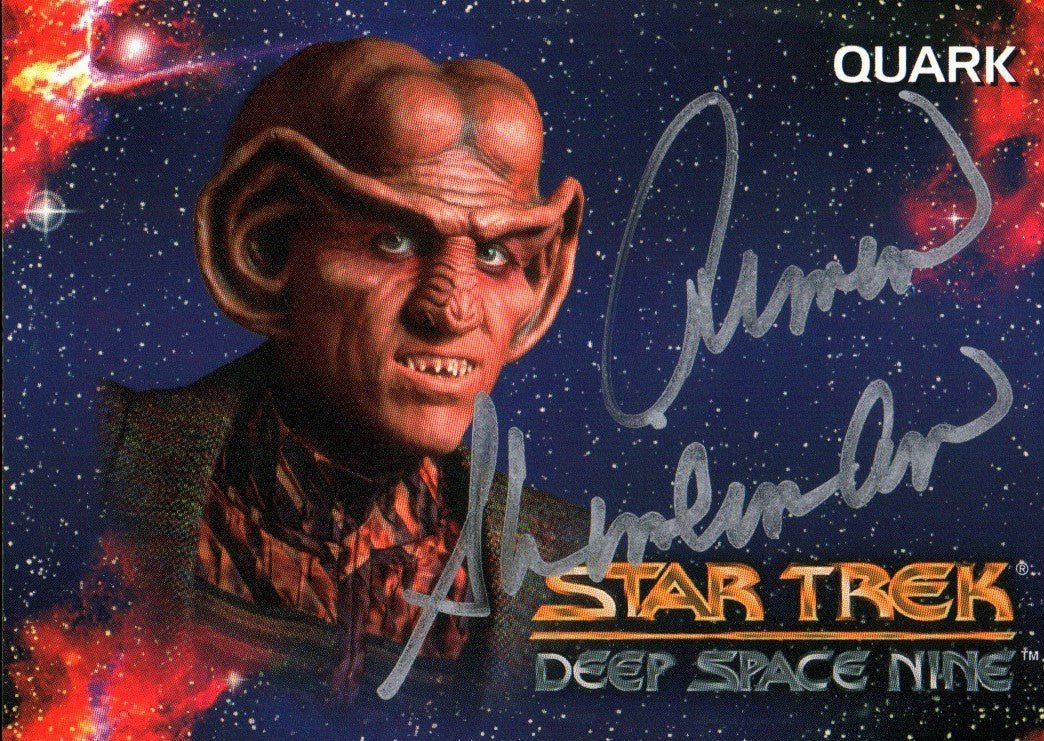 Armin Shimerman Star Trek: DS9 2.5x4 Trading Cards Signed JSA Certified Autograph - Image 7