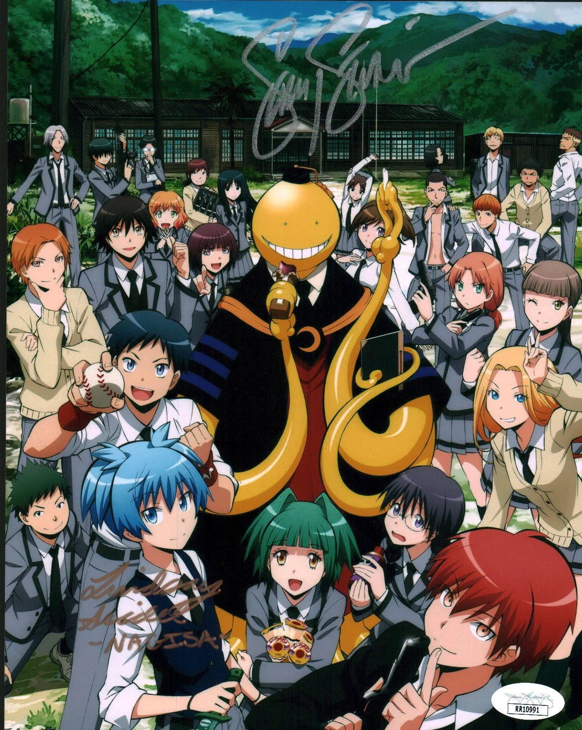 Assassination Classroom 8x10 Signed Strait Seidel Photo JSA Certified Autograph