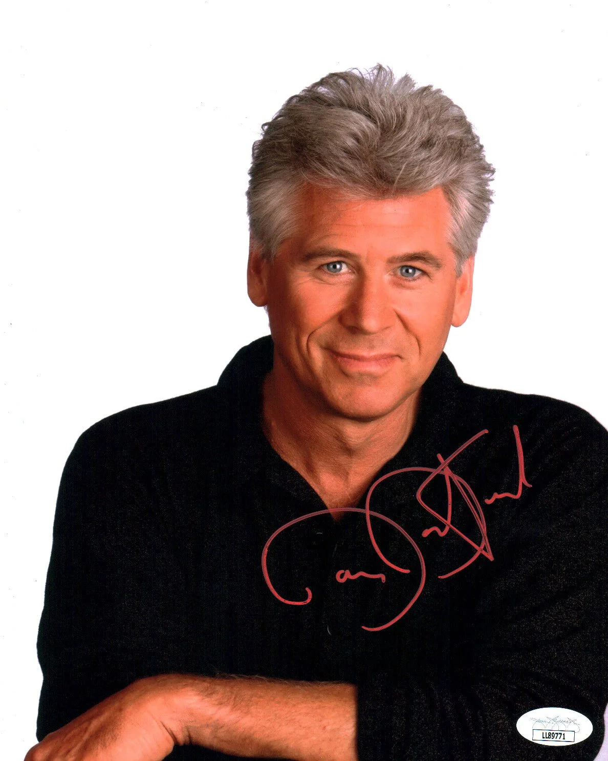 Barry Bostwick Headshot 8x10 Photo Signed Autograph JSA Certified Autograph