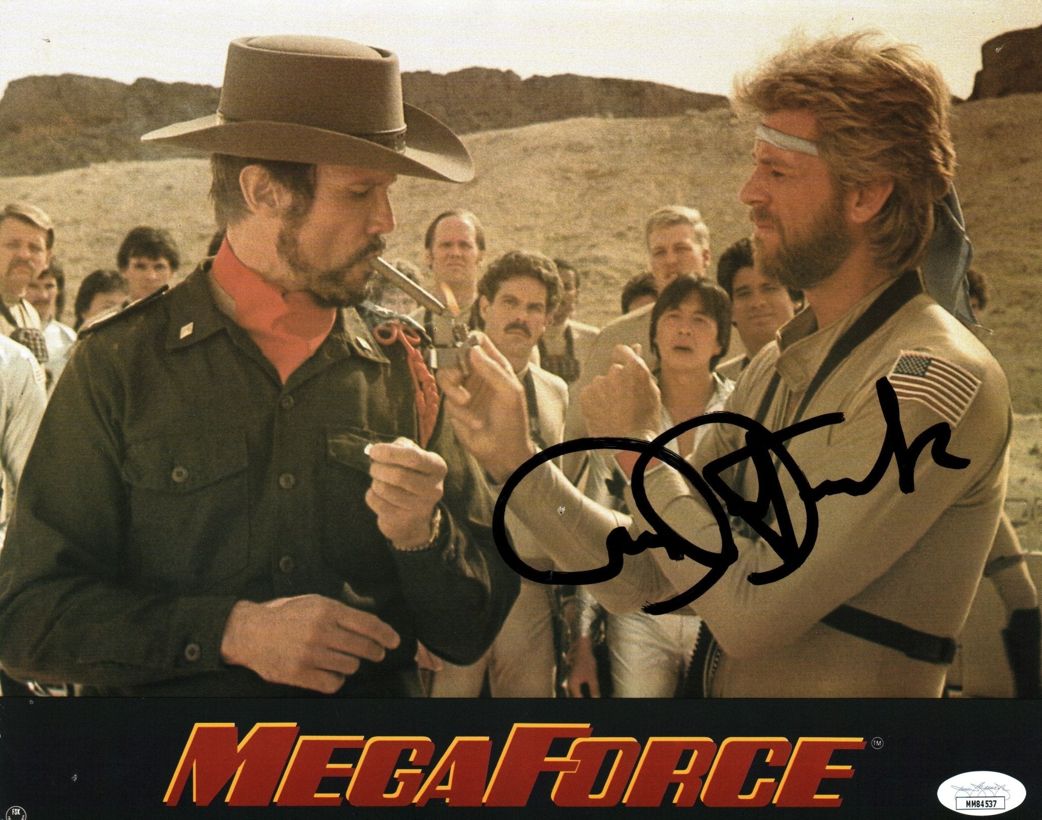 Barry Bostwick MegaForce 9.5x12 Lobby Card Signed JSA Certified Autograph