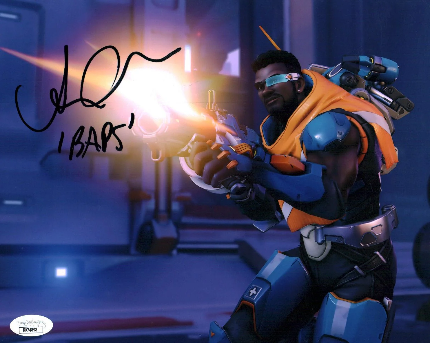 Benz Antoine Overwatch 8x10 Photo Signed JSA Certified Autograph