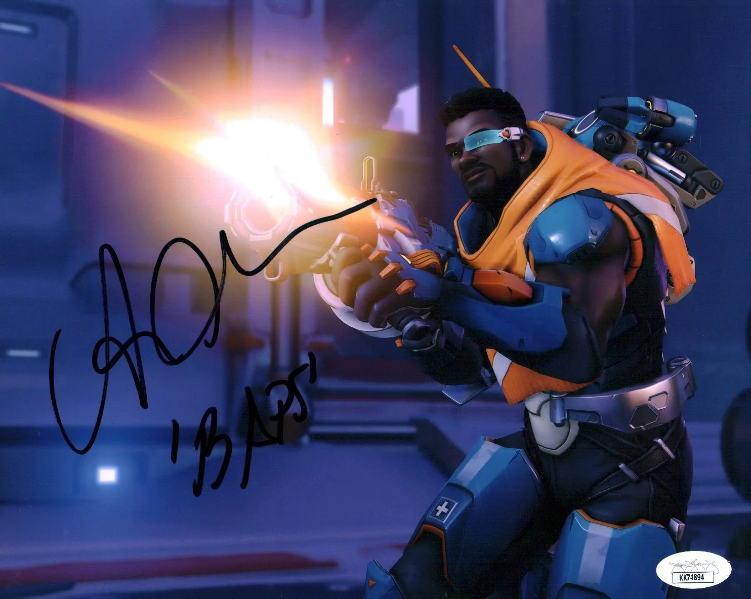 Benz Antoine Overwatch 8x10 Photo Signed JSA Certified Autograph - Image 3