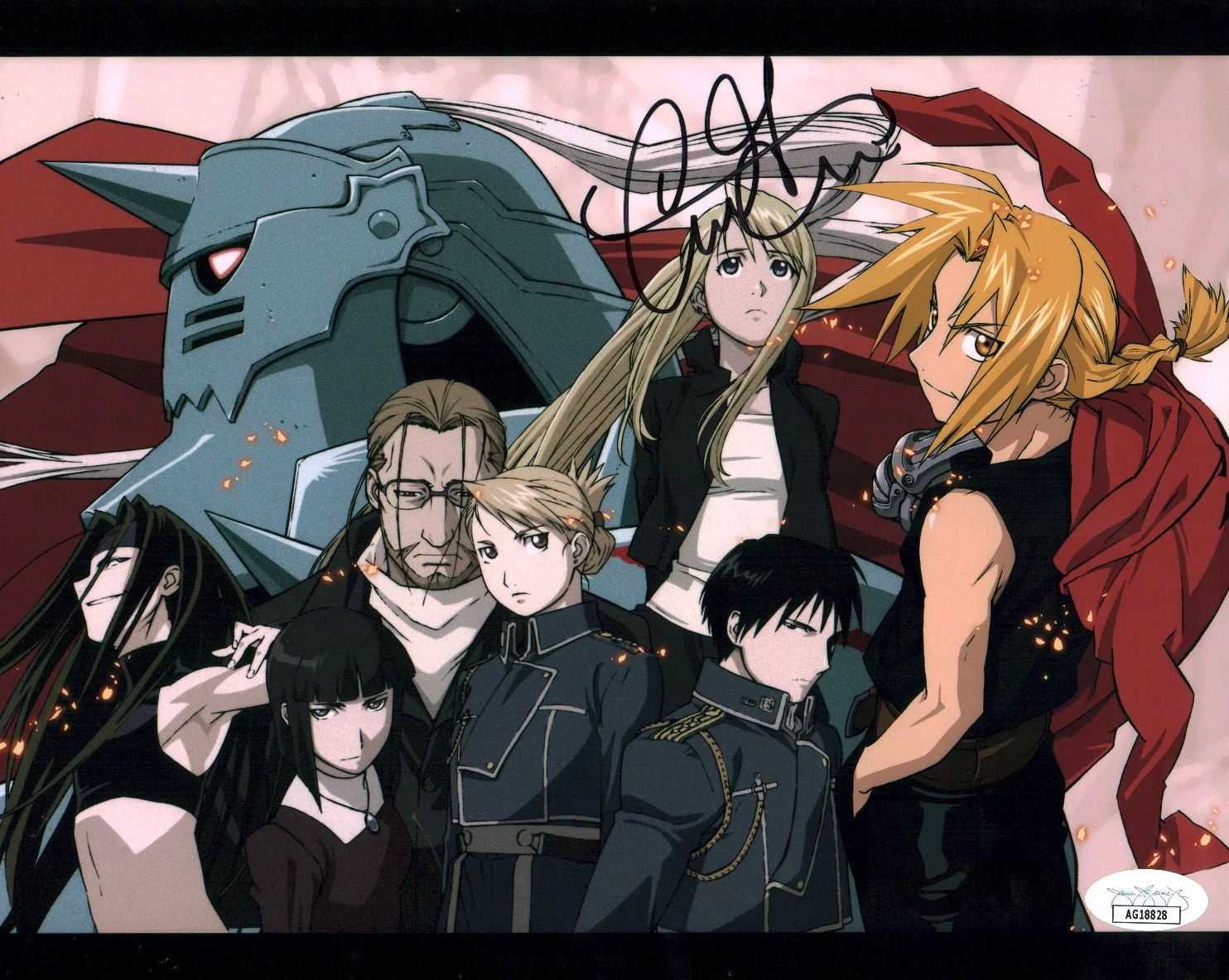 Caitlin Glass Fullmetal Alchemist 8x10 Signed Photo JSA Certified Autograph