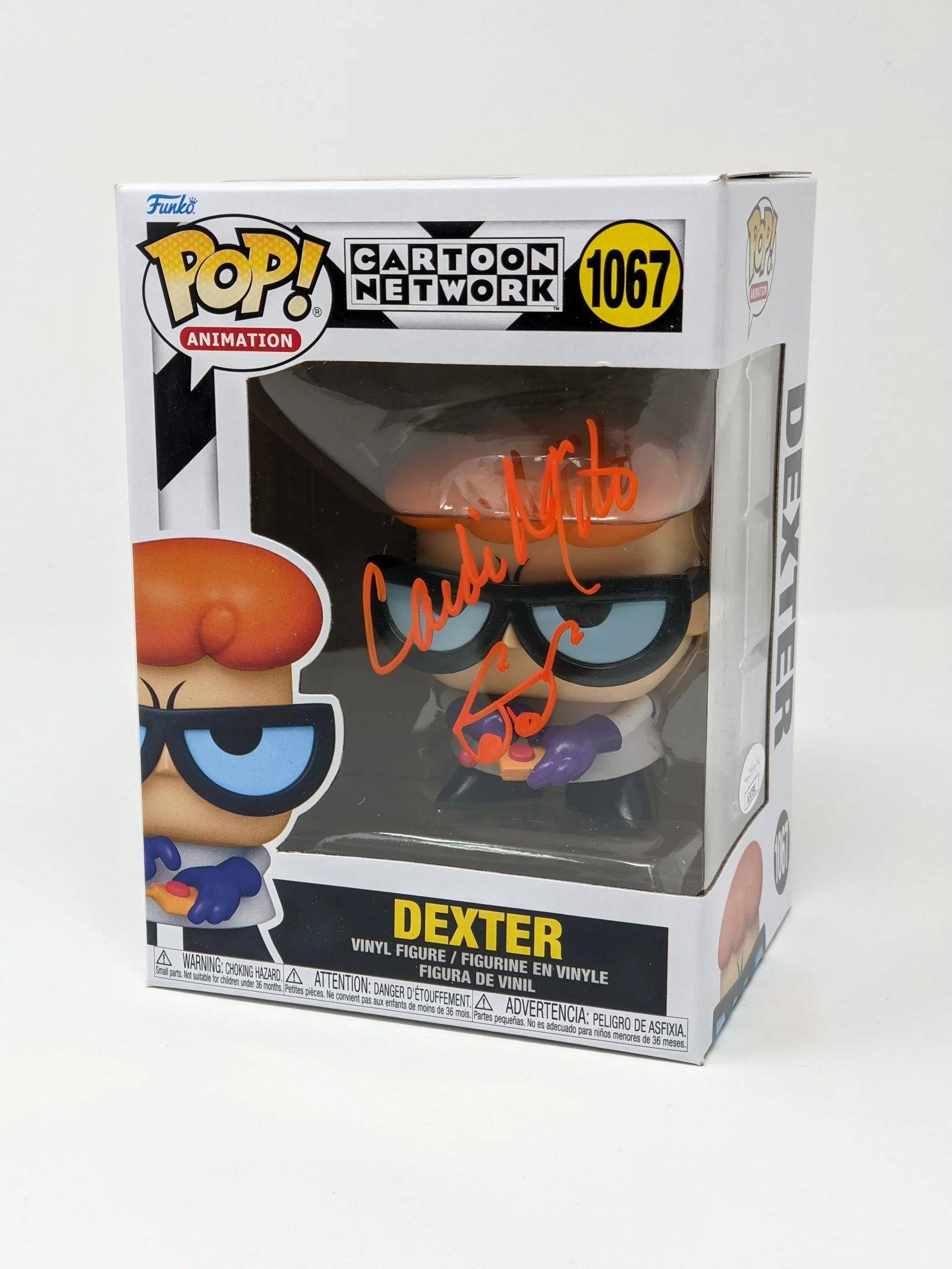 Candi Milo Cartoon Network Dexter #1067 Signed Funko Pop JSA Certified Autograph