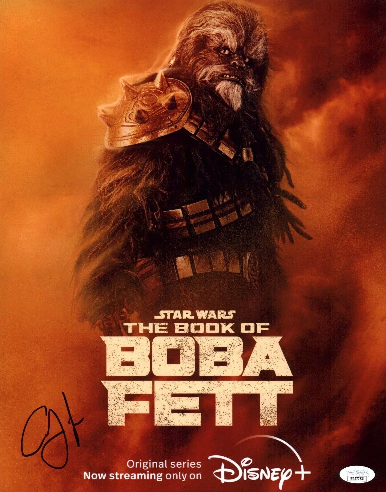 Carey Jones Star Wars The Book of Boba Fett 8x10 Signed Photo JSA COA Certified Autograph - Image 2