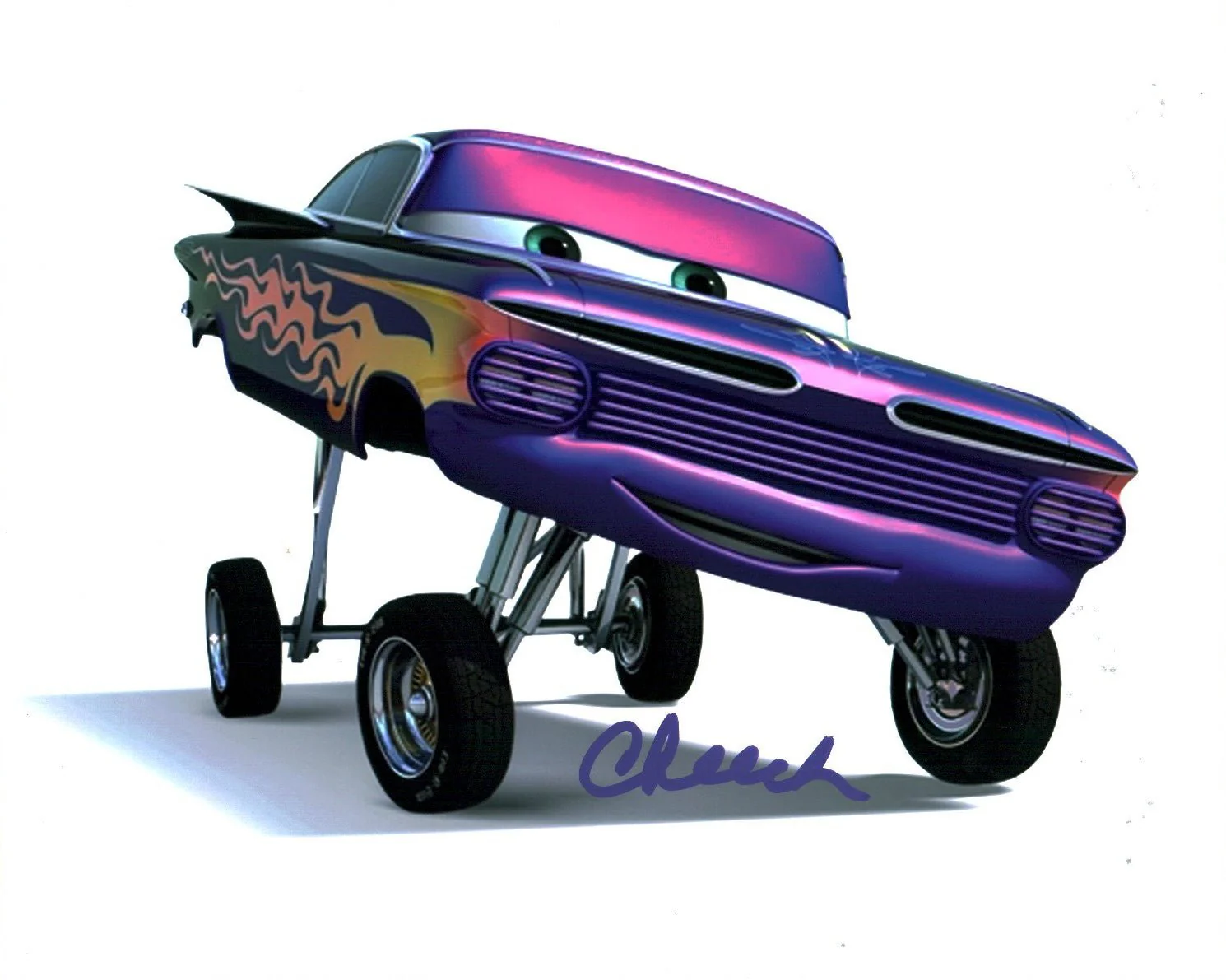 Cheech Marin Cars Signed 8x10 Photo JSA Certified Autograph
