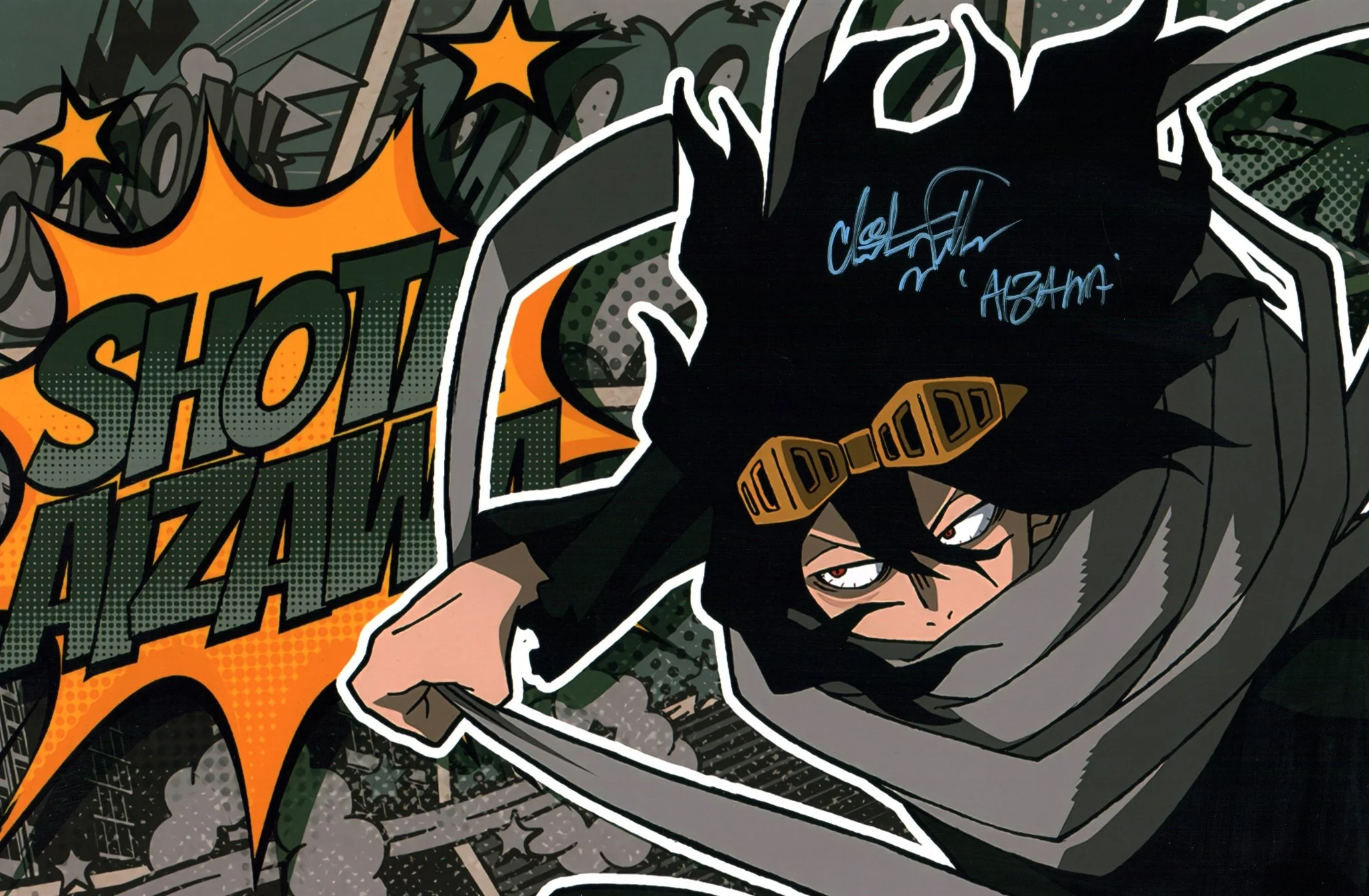 Christopher Wehkamp My Hero Academia 11x17 Signed JSA Certified Autograph - Image 2