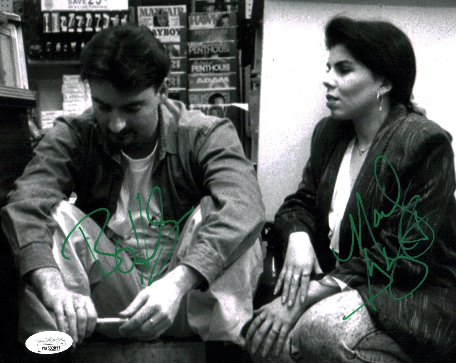 Clerks 8x10 Signed Photo Cast x2 O'Halloran, Ghigliotti JSA Certified Autograph - Image 2