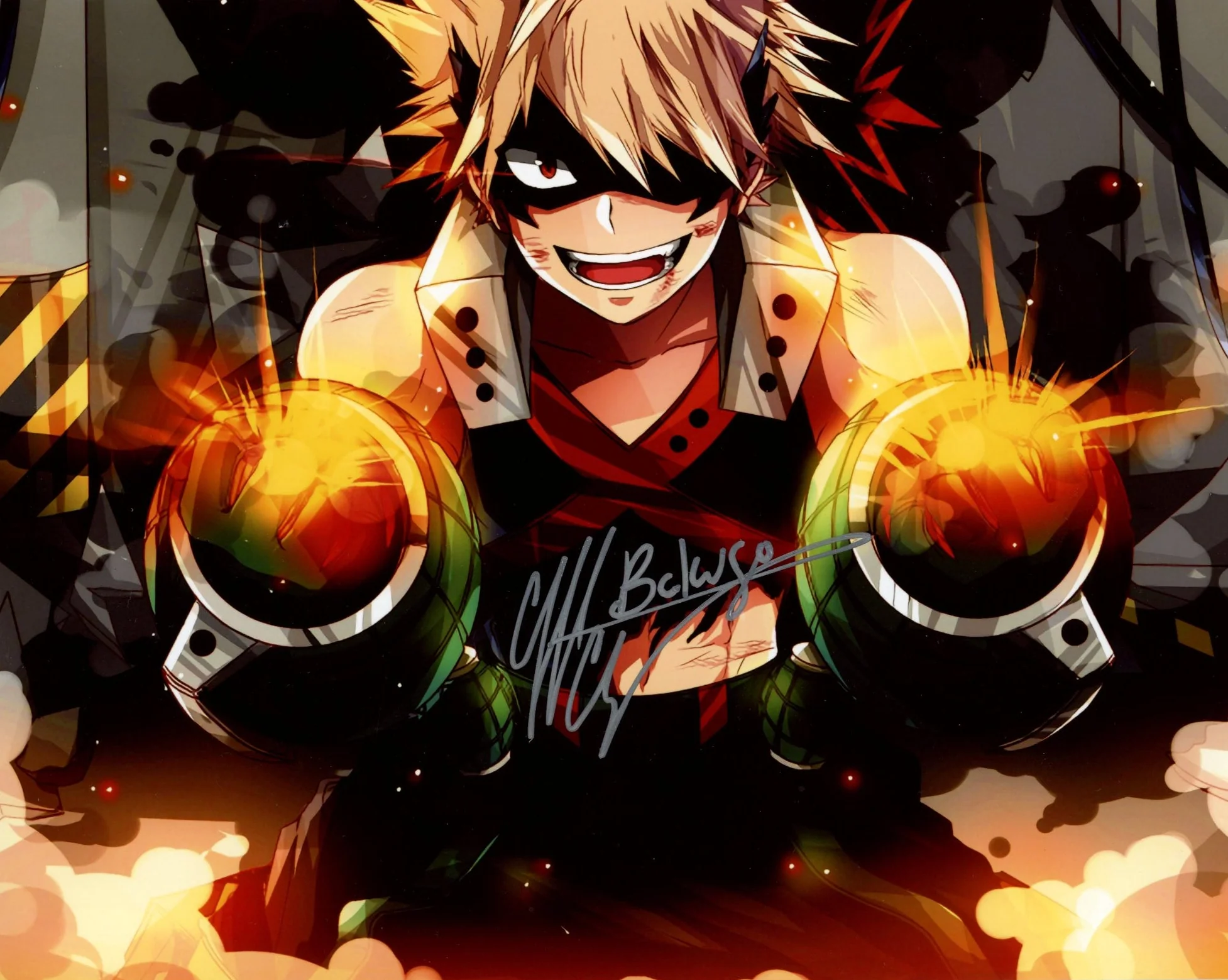Clifford Chapin My Hero Academia 8x10 Photo JSA Certified Autograph