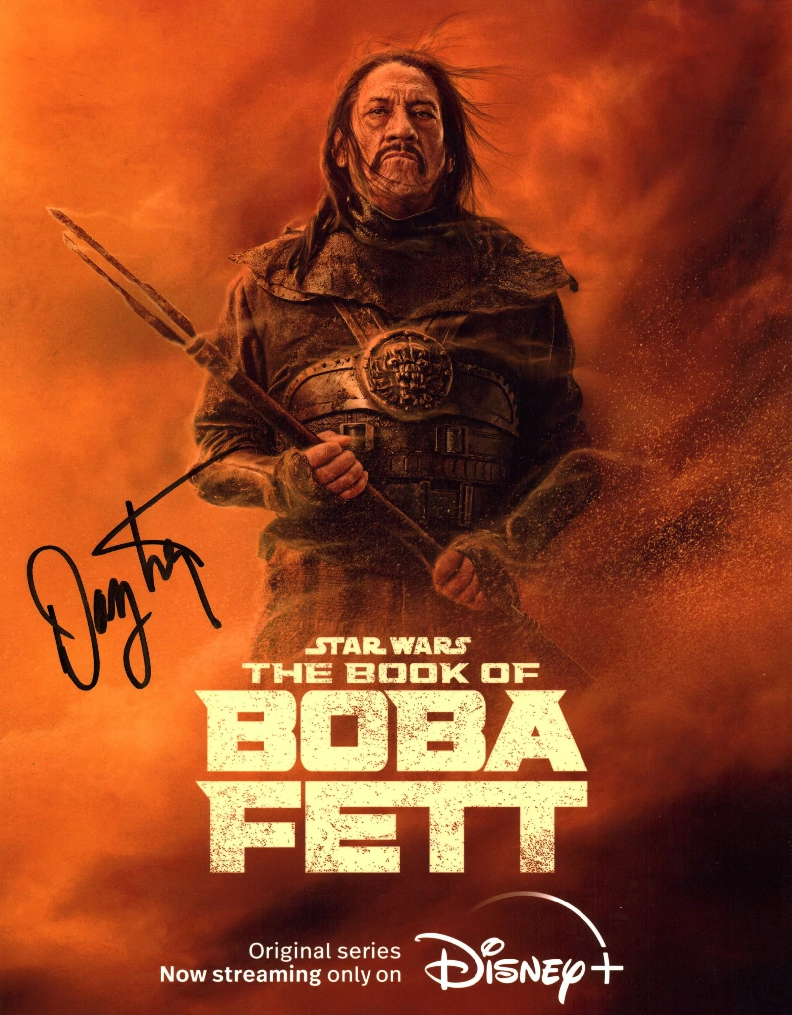 Danny Trejo Star Wars: The Book of Boba Fett 11x14 Signed Mini Poster JSA Certified Autograph