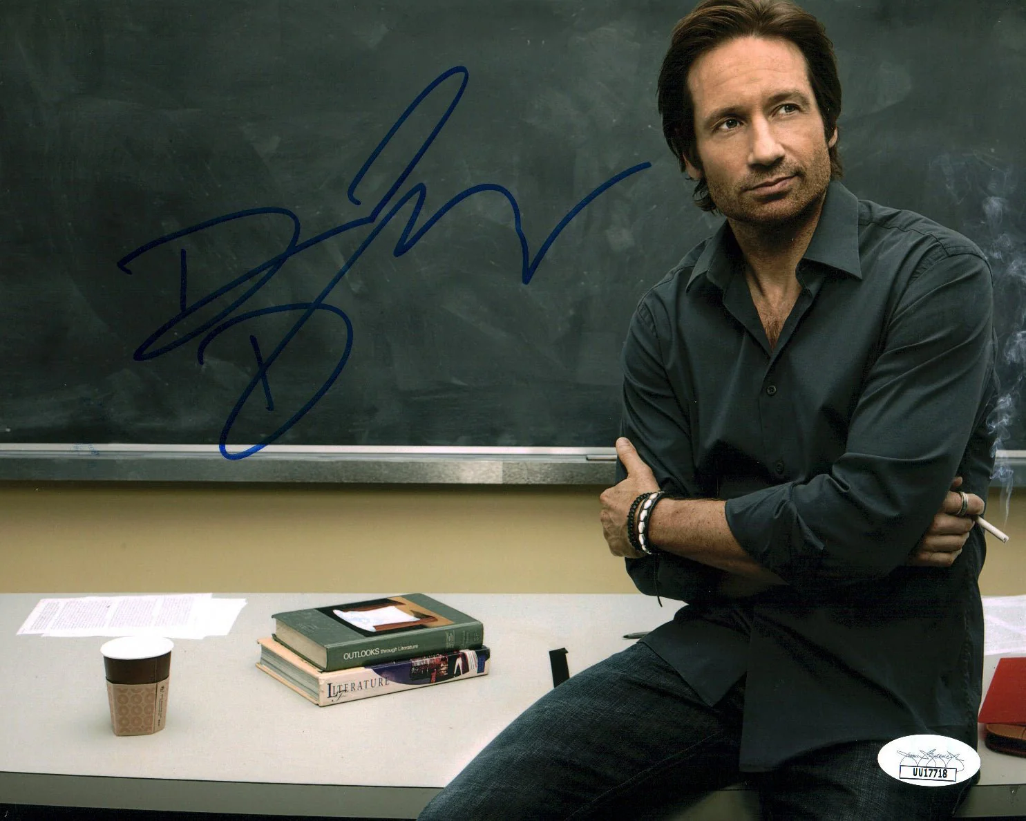 David Duchovny Californication 8x10 Signed Photo JSA Certified Autograph