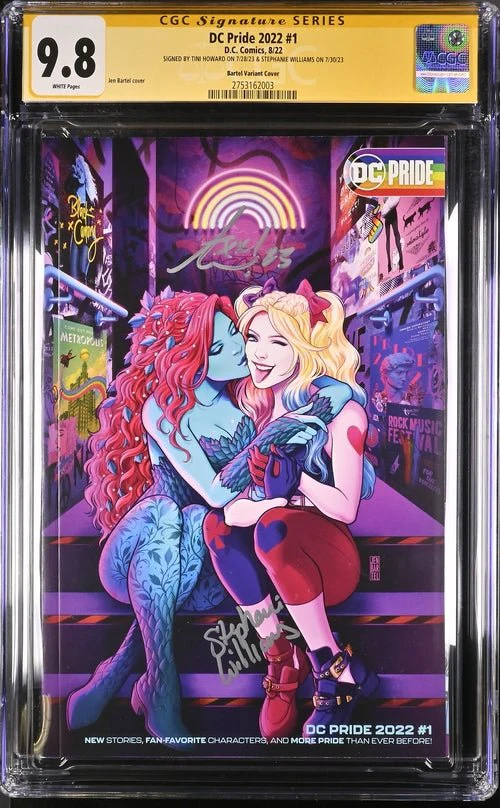 DC Pride 2022 #1 Bartel Variant CGC Signature Series 9.8 Signed Tini Howard, Stephanie Williams - Image 6