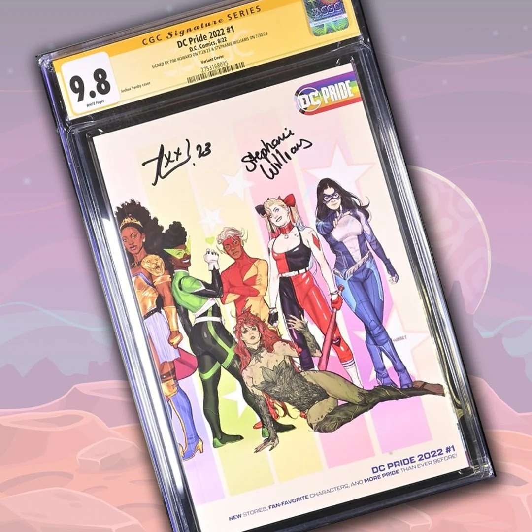 DC Pride 2022 #1 Swaby Variant CGC Signature Series 9.8 Signed Howard, Williams