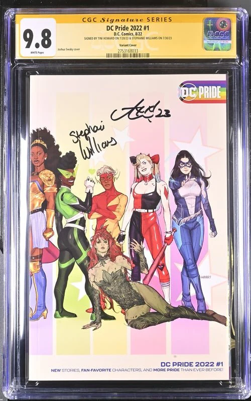 DC Pride 2022 #1 Swaby Variant CGC Signature Series 9.8 Signed Howard, Williams - Image 4