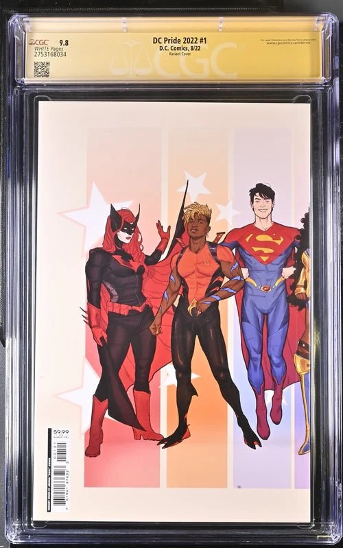 DC Pride 2022 #1 Swaby Variant CGC Signature Series 9.8 Signed Howard, Williams - Image 6