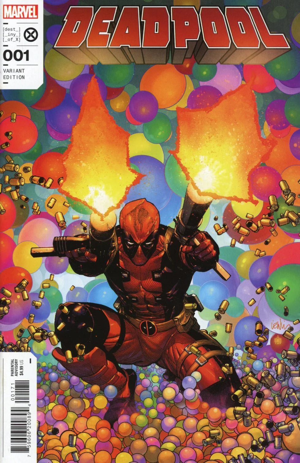 Marvel Deadpool #1 Yu 1:25 Variant Cover Comic Book - Image 2