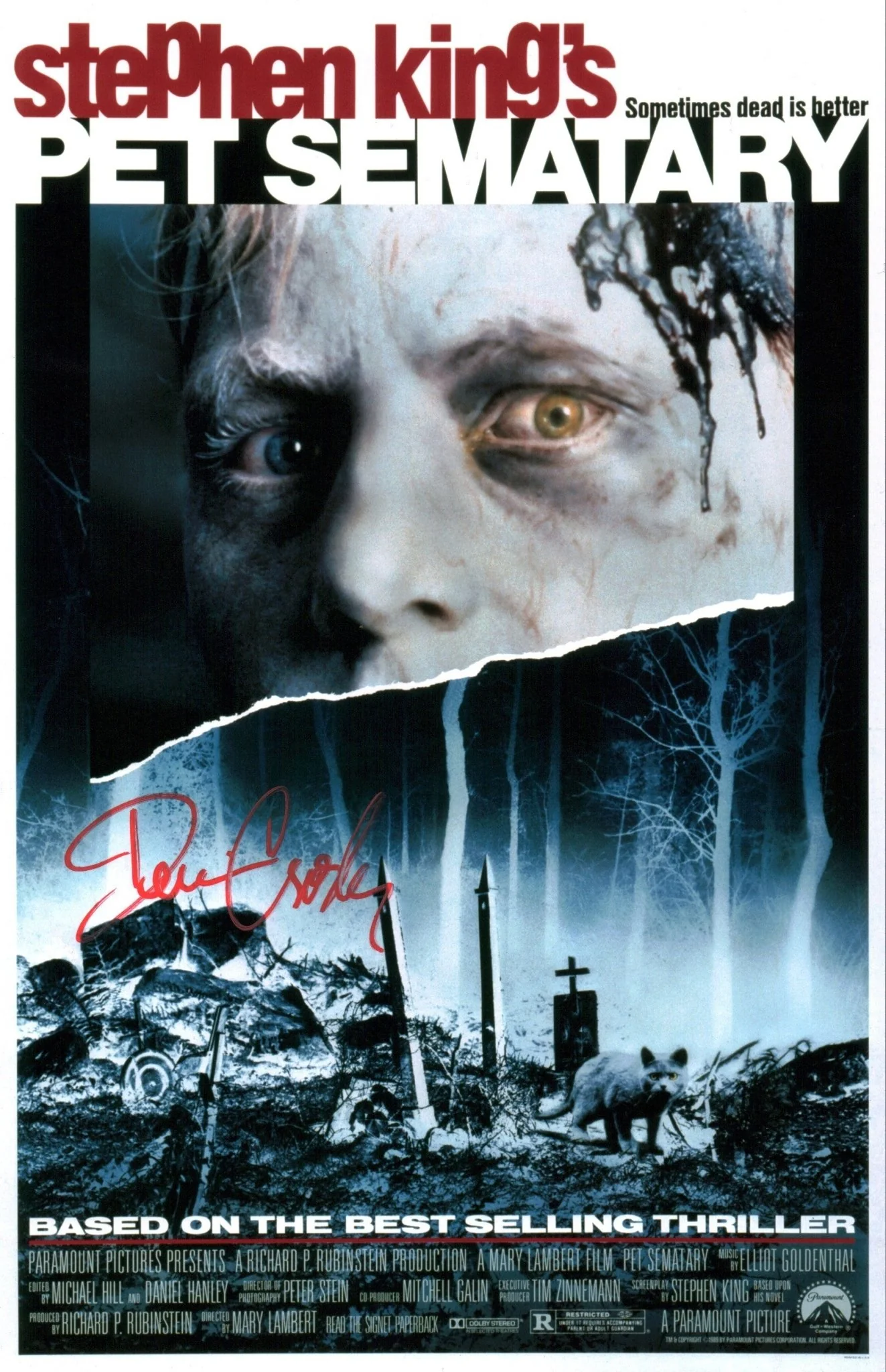Denise Crosby Pet Sematary 11x17 Signed Photo JSA Certified Autograph - Image 3