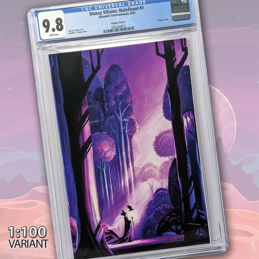 Disney Villains Maleficent #1 Meyer 1:100 Virgin Edition Variant CGC Universal 9.8