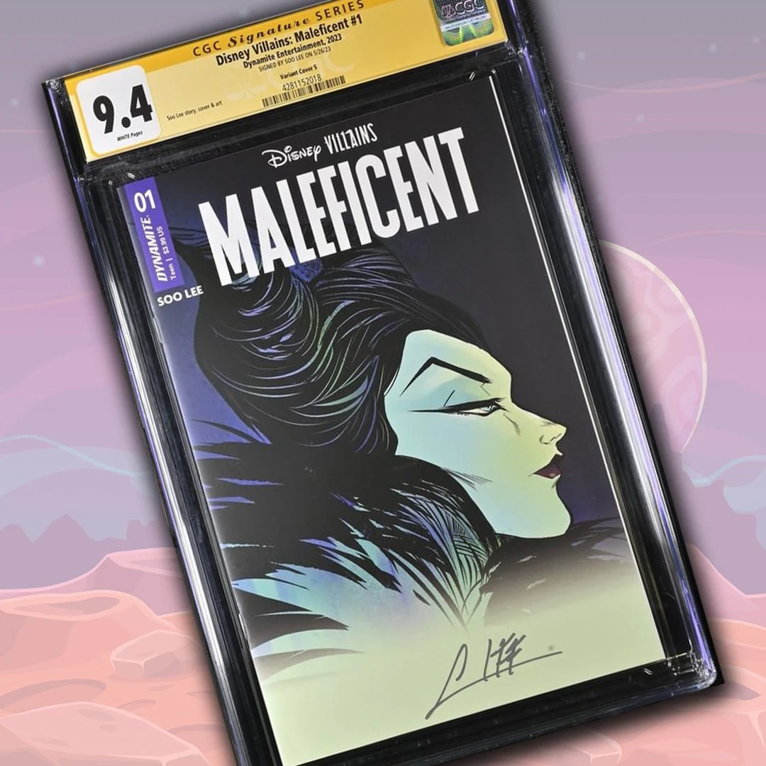 Disney Villains Maleficent #1 Soo Lee Variant 1:250 Cover S CGC Signature Series 9.4 Signed Soo Lee