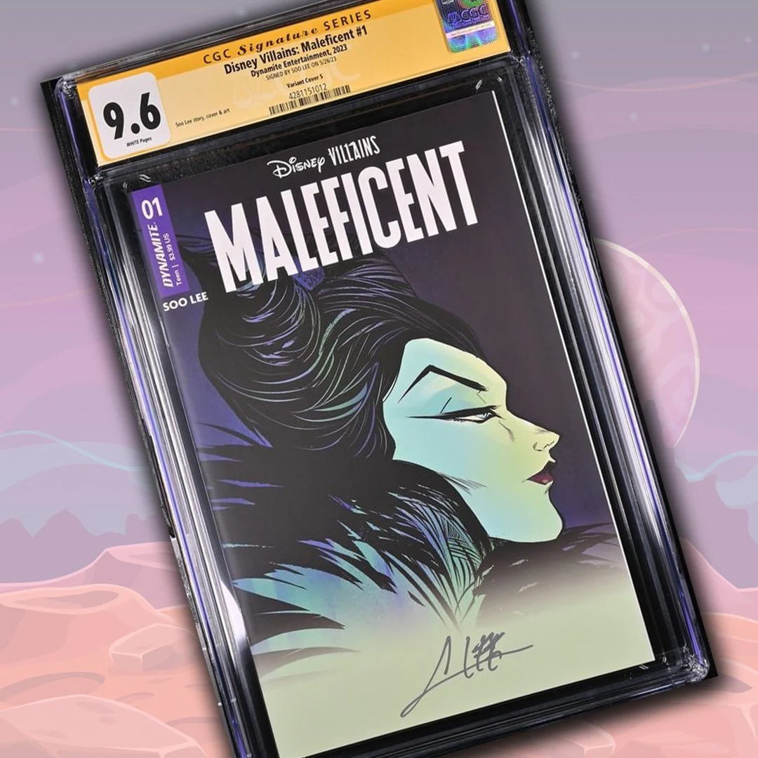 Disney Villains Maleficent #1 Soo Lee Variant 1:250 Cover S CGC Signature Series 9.6 Signed Soo Lee