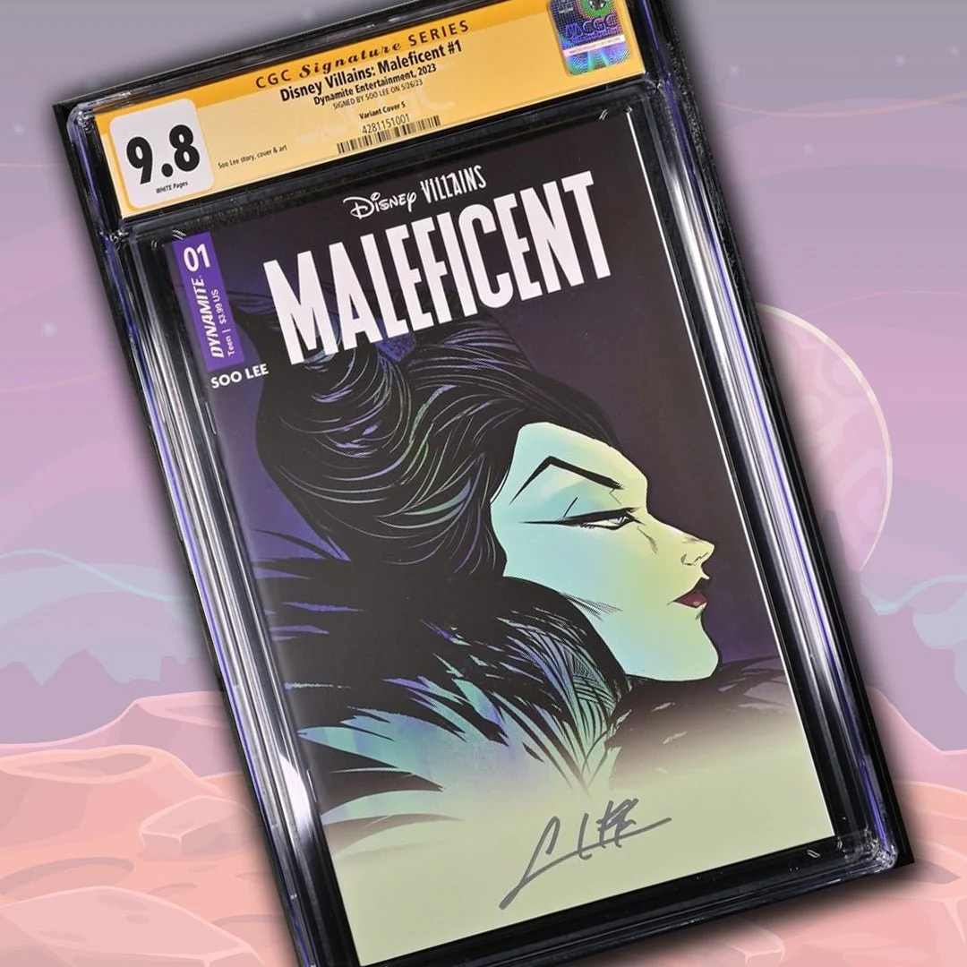Disney Villains Maleficent #1 Soo Lee Variant 1:250 Cover S CGC Signature Series 9.8 Signed Soo Lee
