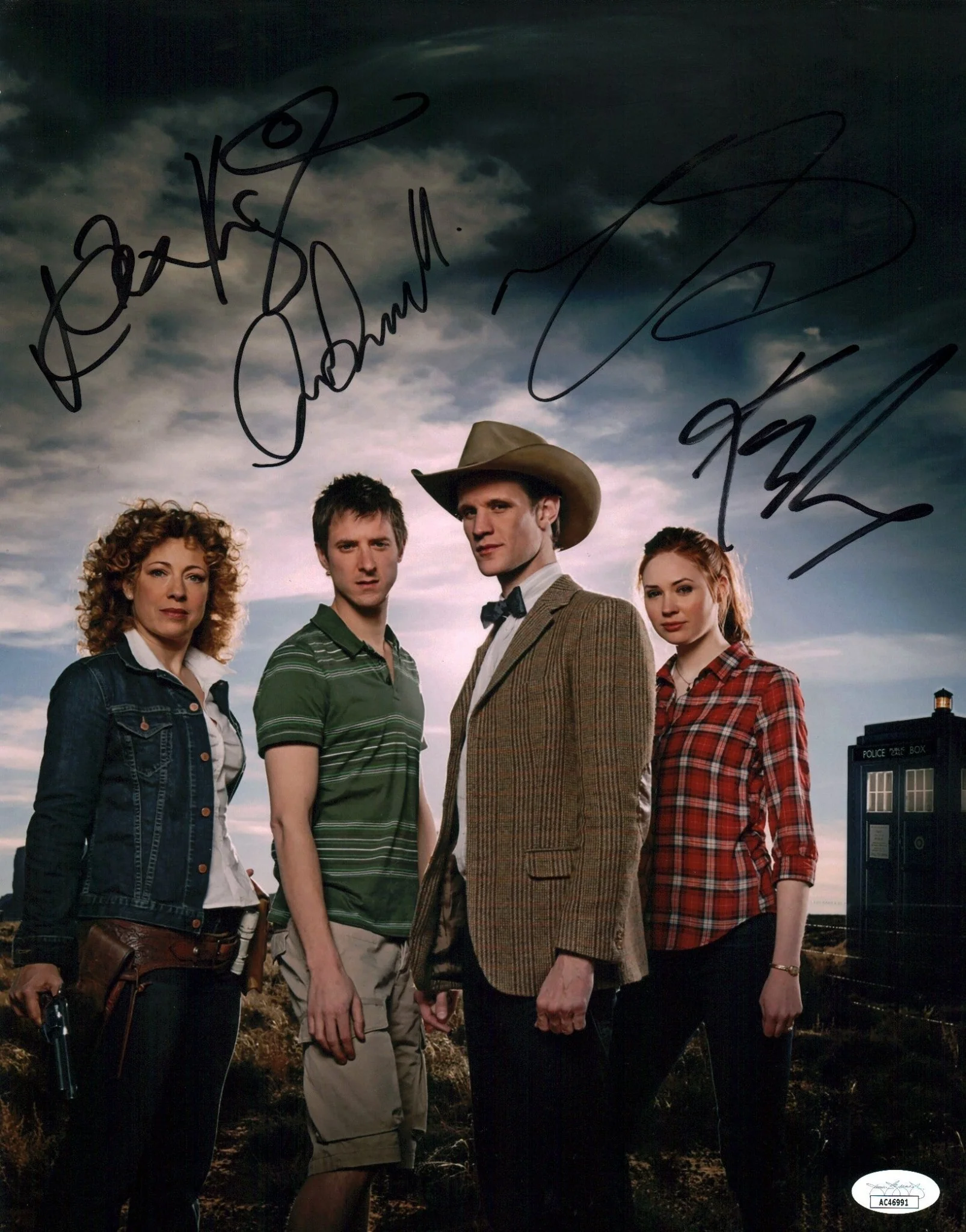 Doctor Who 11x14 Photo Poster Signed Darvill Gillan Kingston Smith Autograph JSA Certified COA Auto
