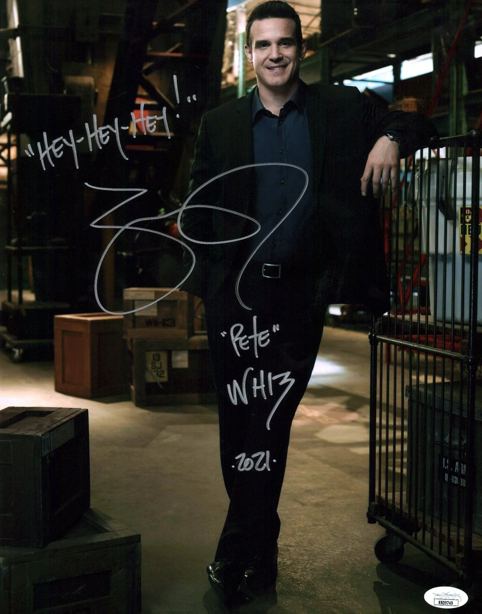 Eddie McClintock Warehouse 13 11x14 Photo Poster Signed Autograph JSA Certified COA Auto