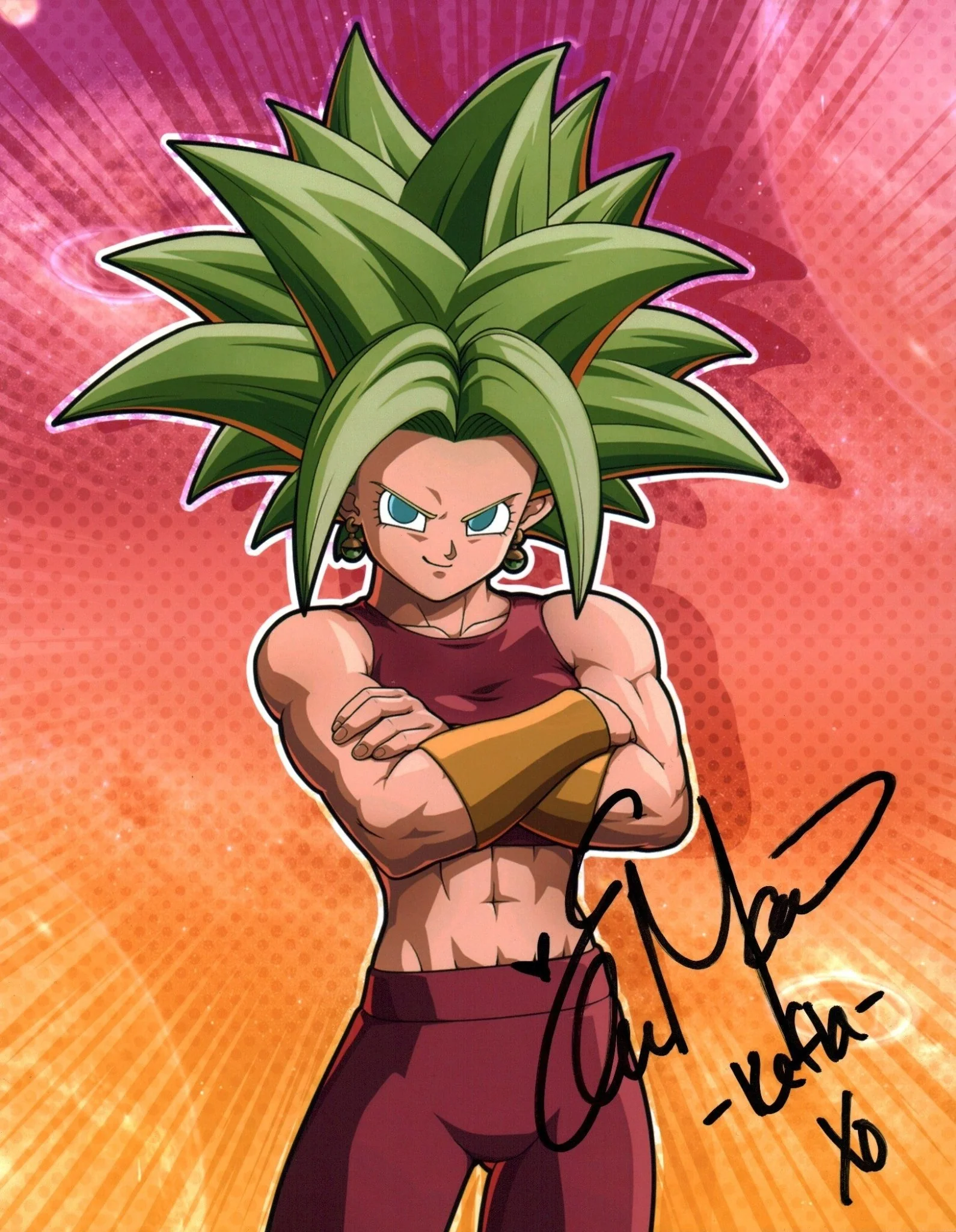 Elizabeth Maxwell Dragon Ball Super 11x14 Signed Photo Poster JSA Certified Autographed - Image 2