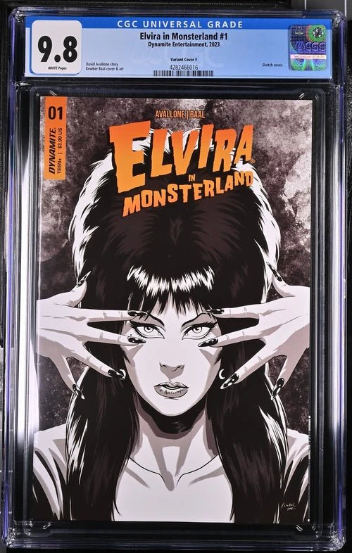 Elvira in Monsterland #1 Cover F Baal 1:10 Dynamite Entertainment CGC Universal Grade 9.8 - Image 6