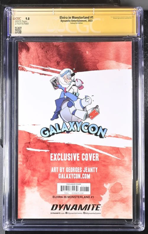 Elvira In Monsterland #1 Dynamite Entertainment GalaxyCon Edition CGC Signature Series 9.8 Signed Georges Jeanty - Image 11