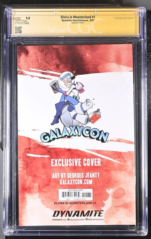 Elvira In Monsterland #1 Dynamite Entertainment GalaxyCon Edition CGC Signature Series 9.8 Signed Georges Jeanty - Image 17