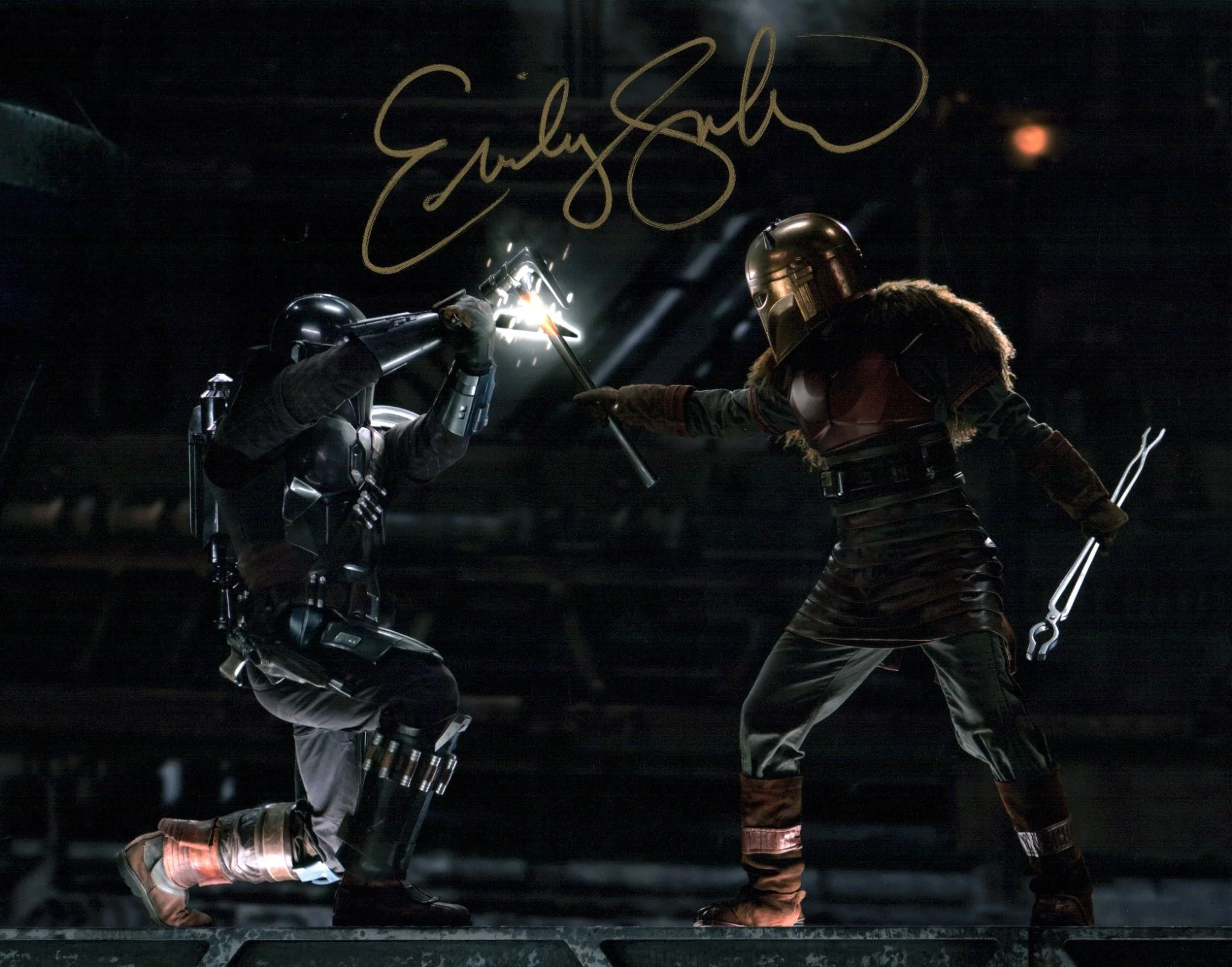 Emily Swallow Star Wars The Mandalorian 11x14 Signed Photo Poster JSA Certified Autograph - Image 2