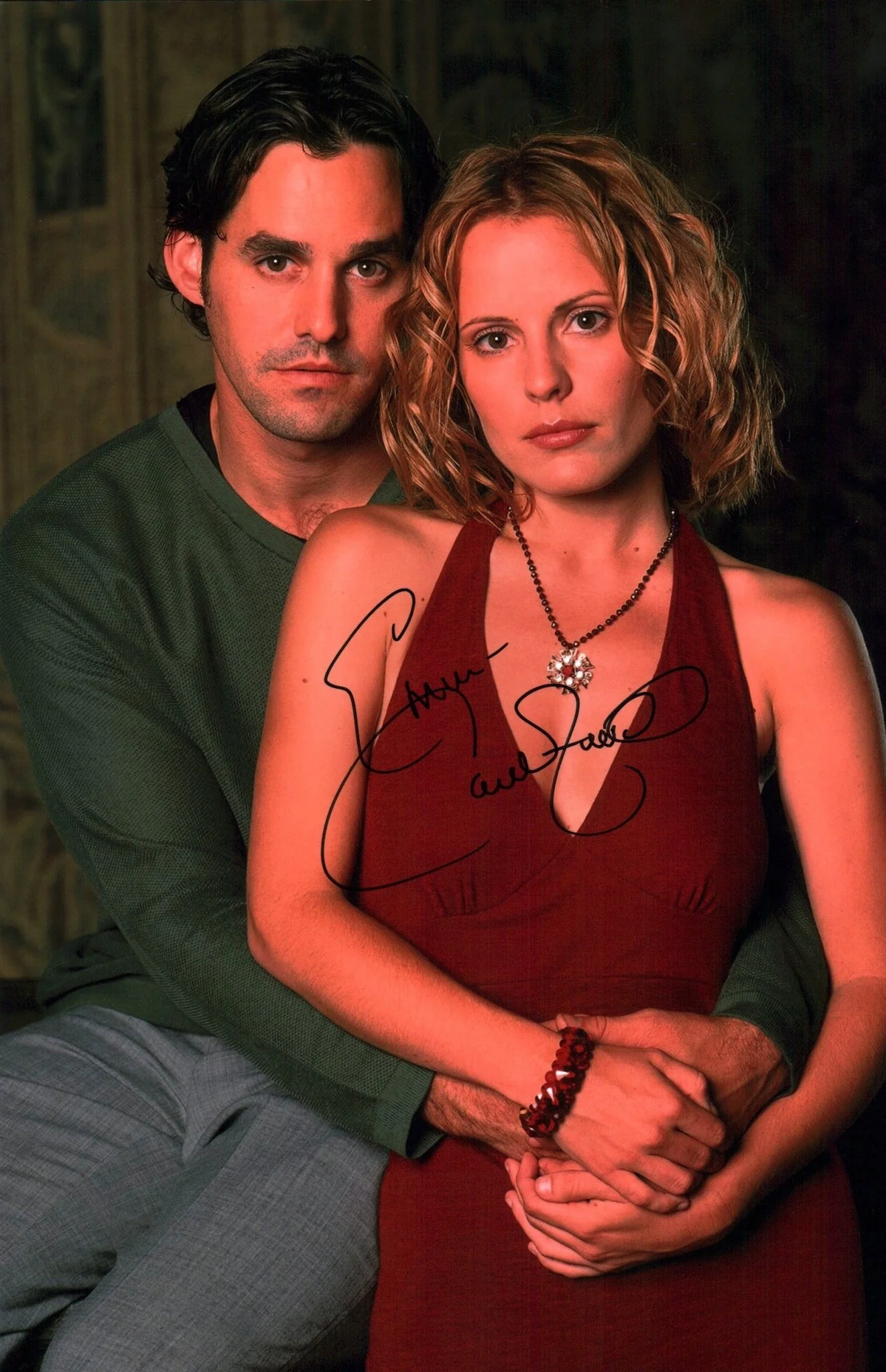 Emma Caulfield Buffy the Vampire Slayer 11x17 Signed Photo Poster JSA Certified Autograph