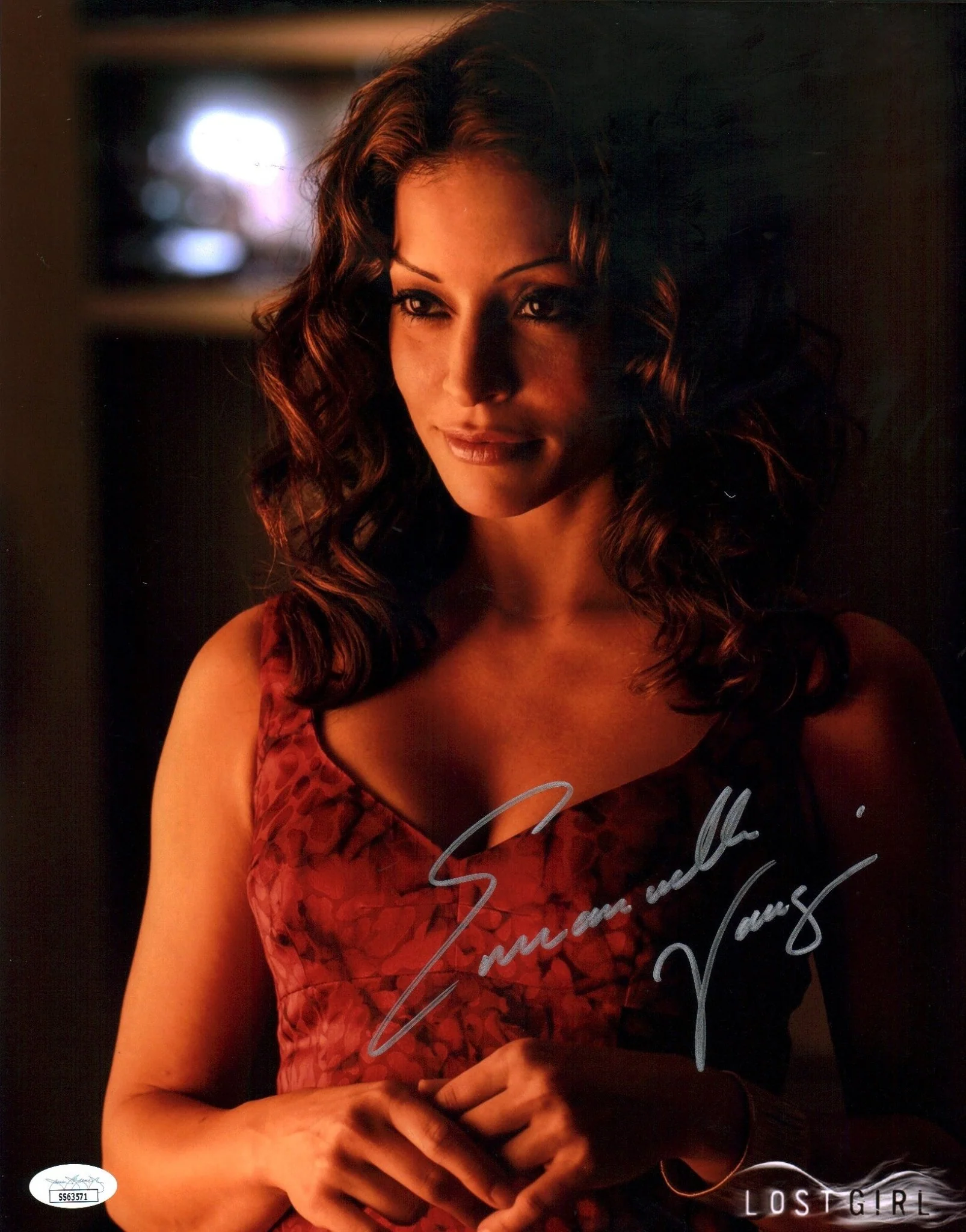 Emmanuelle Vaugier Lost Girl 11x14 Signed Photo Poster JSA Certified Autographed