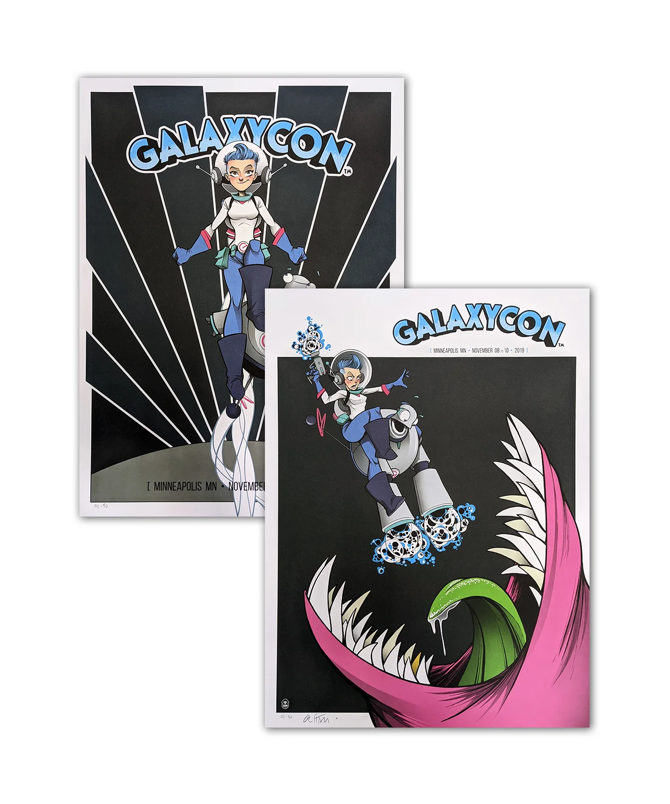 GalaxyCon Convention Exclusive 18x24 Lithograph Art Poster signed by Gustavo Duarte