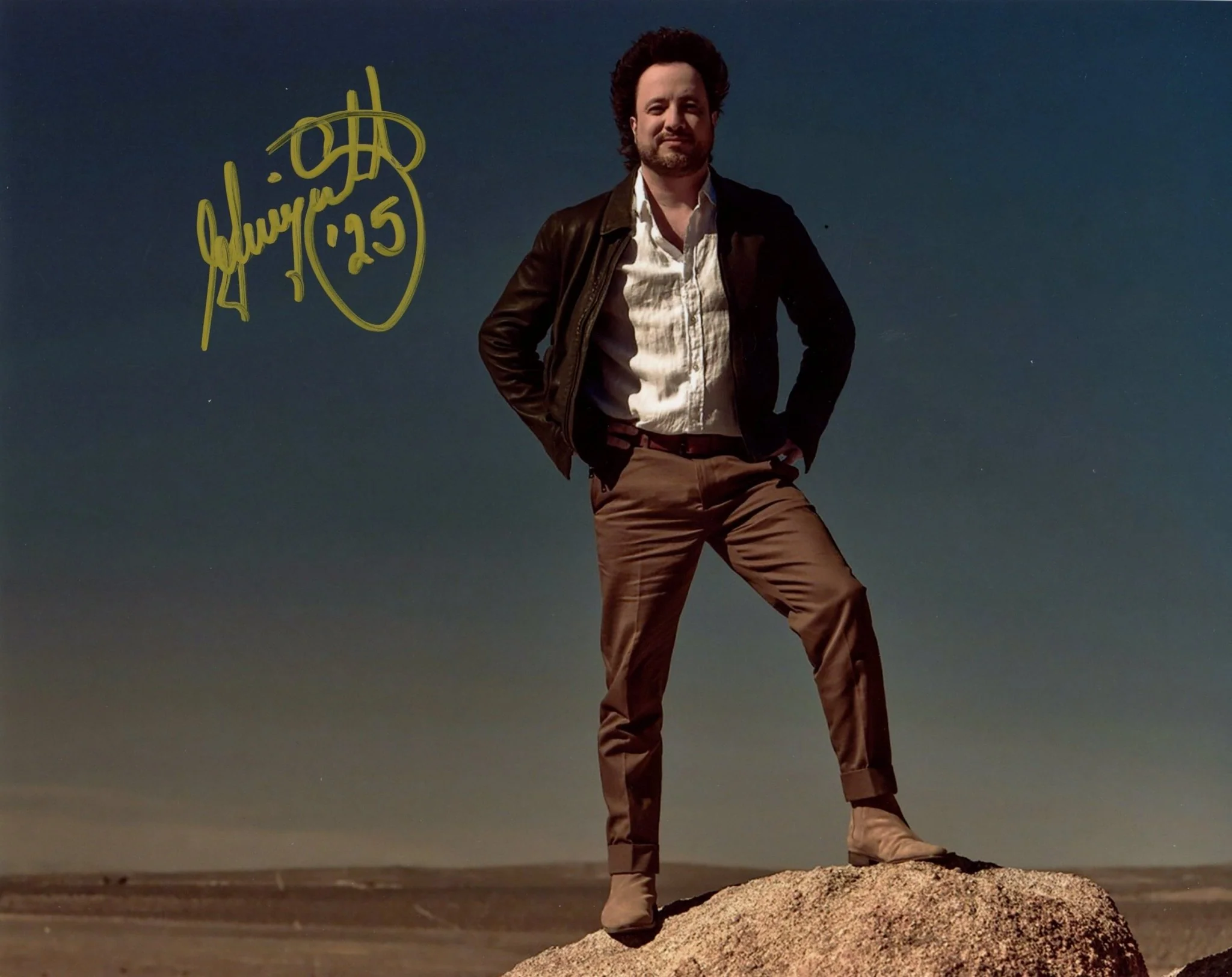 Giorgio Tsoukalos Ancient Aliens 8x10 Signed Photo JSA Certified Autograph