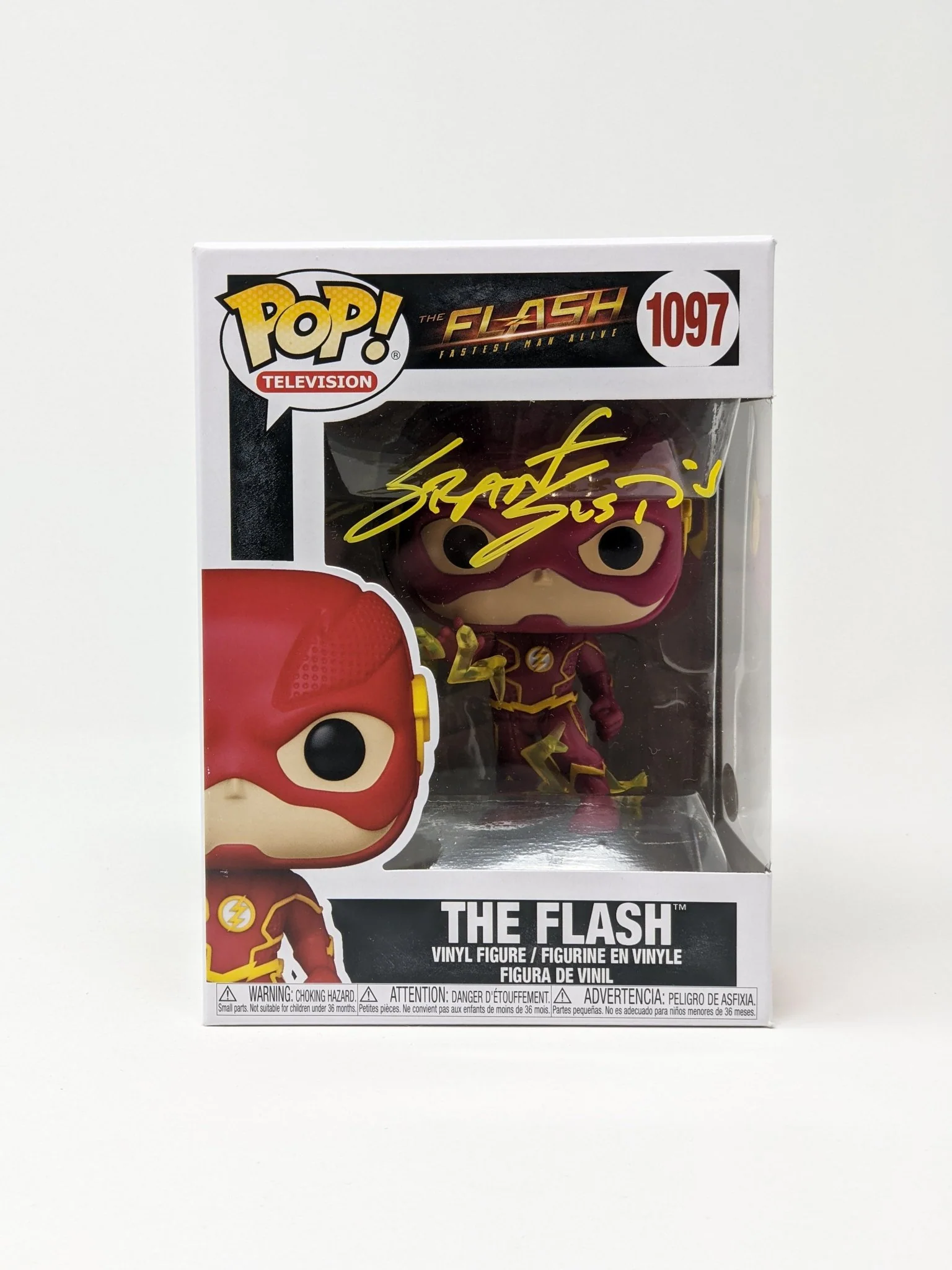 Grant Gustin DC The Flash #1097 Signed Funko Pop JSA Certified Autograph - Image 2