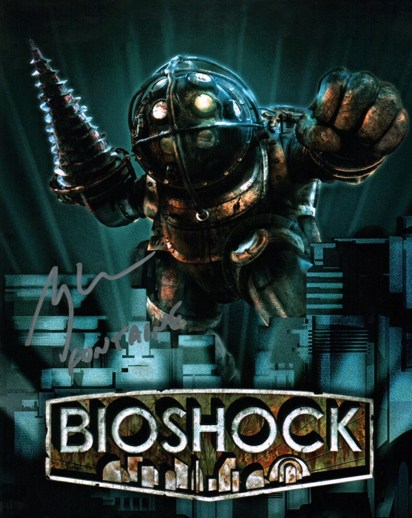 Greg Baldwin Bioshock 8x10 Signed Photo JSA Certified Autograph