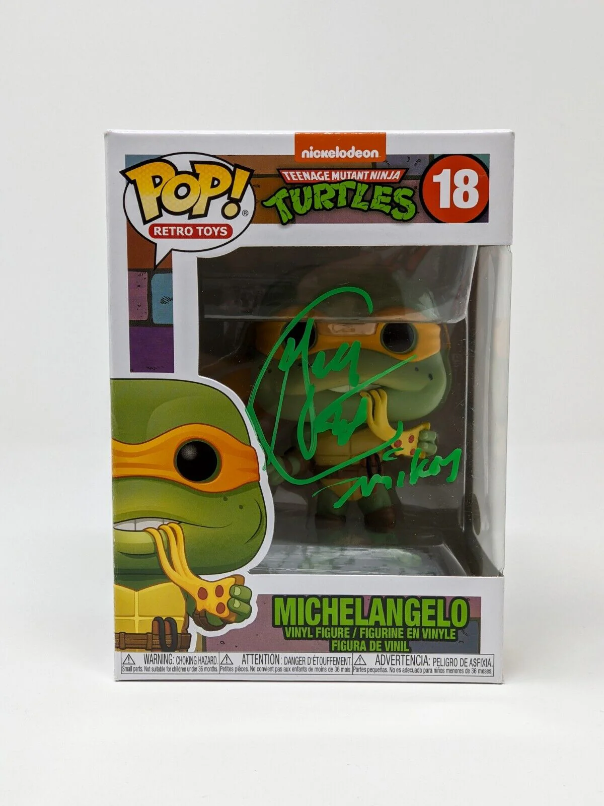 Greg Cipes TMNT Michelangelo #1136 Signed Funko Pop JSA Certified Autograph - Image 3