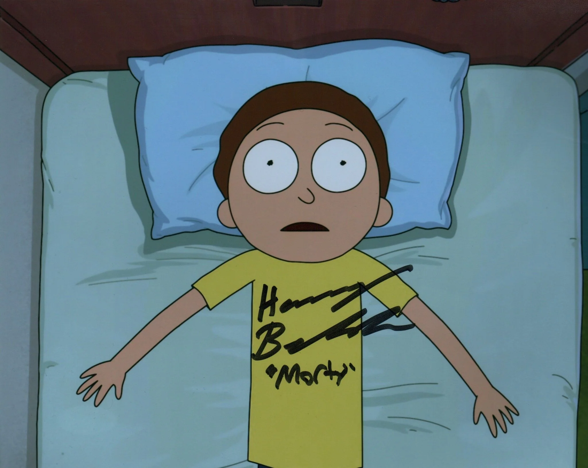 Harry Belden Rick and Morty 8x10 Photo Signed JSA Certified Autograph