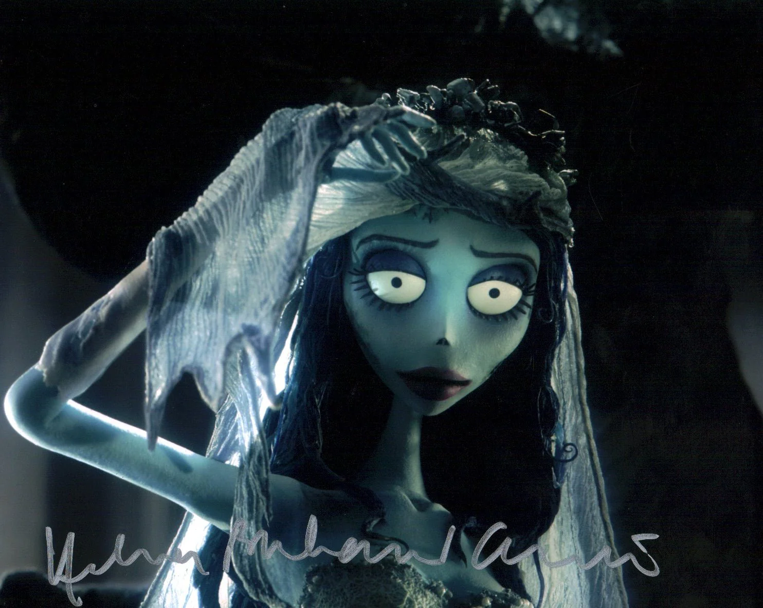 Helena Bonham Carter Corpse Bride 8x10 Signed Photo JSA Certified Autograph