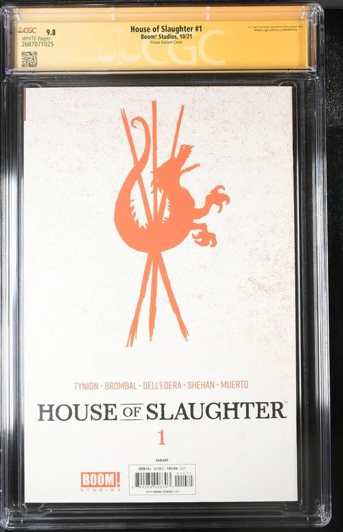 House of Slaughter #1 Frison Variant Cover CGC Signature Series 9.8 Signed Jenny Frison - Image 7