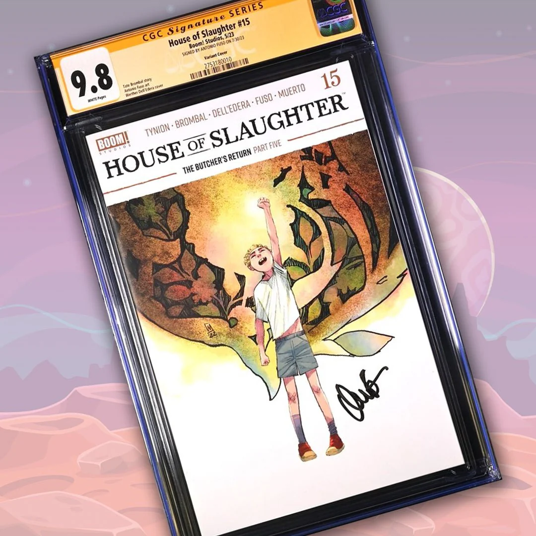 House of Slaughter #15 Dell'Edera Variant Boom! Studios GC Signature Series 9.8 Signed Anthony Fuso