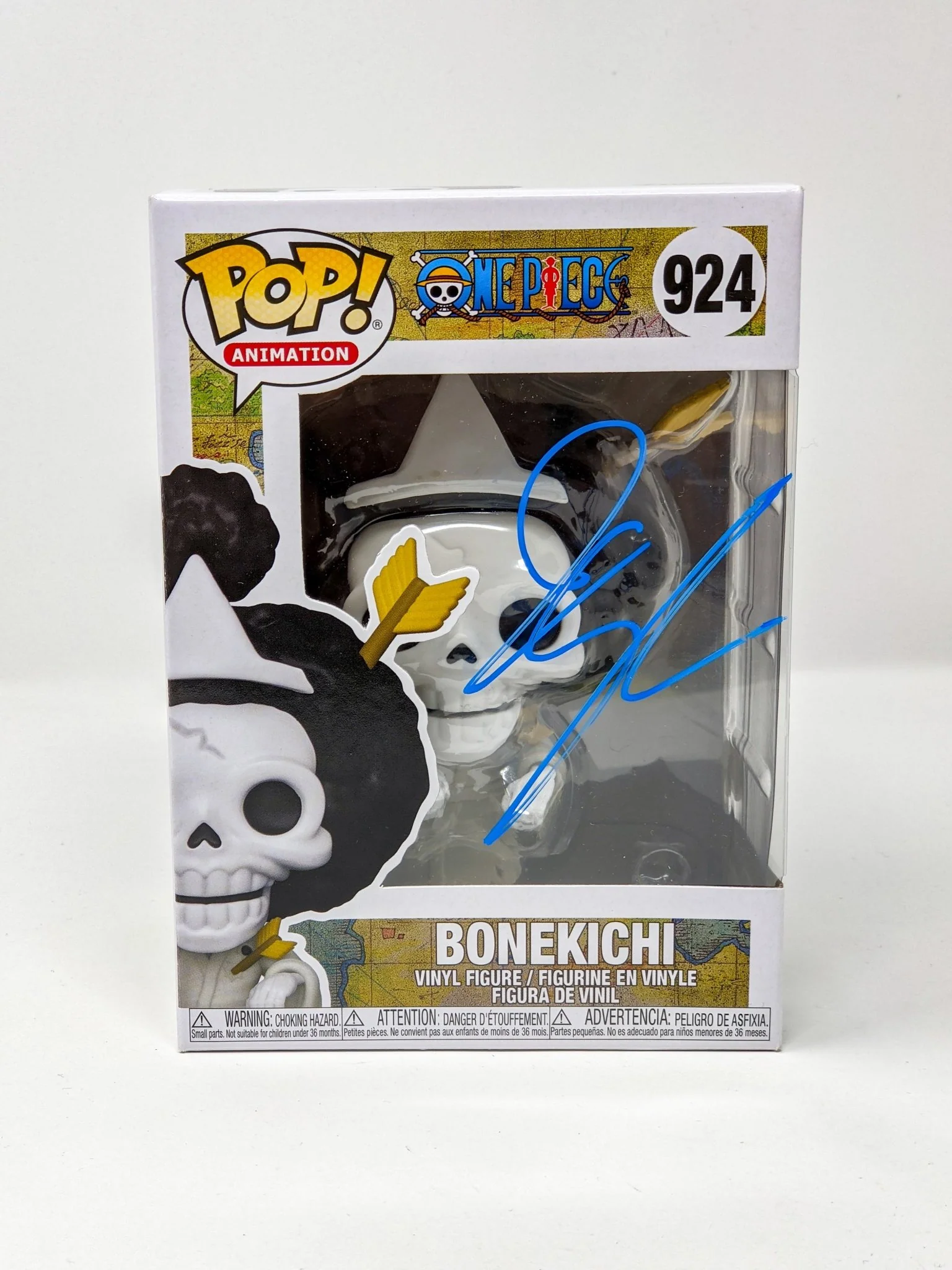 Ian Sinclair One Piece Bonekichi #924 Signed Funko Pop JSA Certified Autograph - Image 4